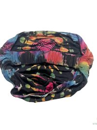 Black Tie Dye Boho Headband -  Stylish Bohemian Headwrap, Headbands for Women