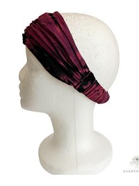 Pink Tie Dye Boho Headband - Stylish Bohemian Headwrap, Headbands for Women