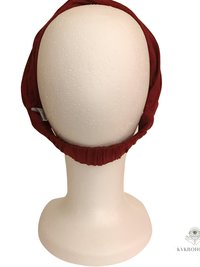 Red Boho Headband -  Stylish Bohemian Headwrap, Headbands for Women