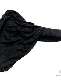 Black Boho Headband -  Stylish Bohemian Headwrap, Headbands for Women