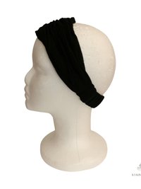 Black Boho Headband -  Stylish Bohemian Headwrap, Headbands for Women