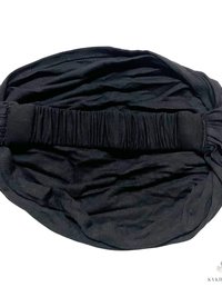 Black Boho Headband -  Stylish Bohemian Headwrap, Headbands for Women