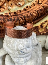 Handcrafted Hammered Copper Cuff – Handcrafted Boho Bracelet, Bohemian Jewelry