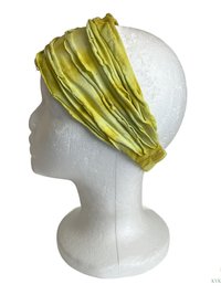 Yellow Tie Dye Boho Headband - Stylish Bohemian Headwrap, Headbands for Women