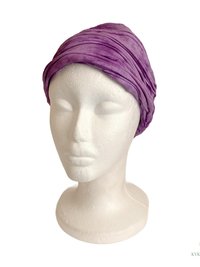 Purple Tie-Dye Boho Headband -  Stylish Bohemian Headwrap, Headbands for Women