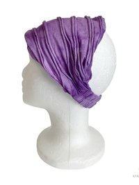 Purple Tie-Dye Boho Headband -  Stylish Bohemian Headwrap, Headbands for Women