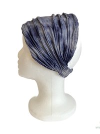 Indigo Blue Tie Dye Boho Headband - Stylish Bohemian Headwrap, Headbands for Women