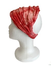 Red Tie Dye Boho Headband - Stylish Bohemian Headwrap, Headbands for Women