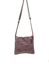 Tie Dye Floral Crossbody Bag: Handcrafted Boho Shoulder Bag