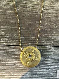 Good Luck Charm: Feng Shui Chinese Coin Pendant Necklace