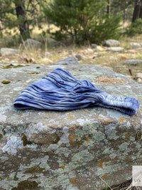 Indigo Blue Tie Dye Boho Headband - Stylish Bohemian Headwrap, Headbands for Women