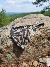 Black & Tan Tie Dye Boho Headband - Stylish Bohemian Headwrap, Headbands for Women
