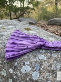 Purple Tie-Dye Boho Headband -  Stylish Bohemian Headwrap, Headbands for Women