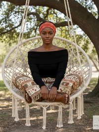 Red Tie Dye Boho Headband - Stylish Bohemian Headwrap, Headbands for Women