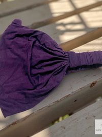 Purple Boho Headband -  Stylish Bohemian Headwrap, Headbands for Women