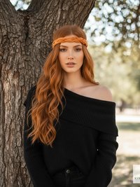 Tie Dye Braided Boho Headband - Yoga Headband, Headbands for Women