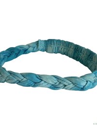 Tie Dye Braided Boho Headband - Yoga Headband, Headbands for Women