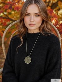 Good Luck Charm: Feng Shui Chinese Coin Pendant Necklace