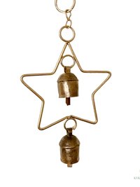 Star Bells Chime - Rustic Metal Art Garden Home Ornament