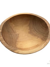 Handcrafted Rustic Olive Wood Bowl - 6 Inch Wooden Kitchen Tableware