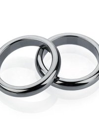 4mm Dome Hematite Ring 