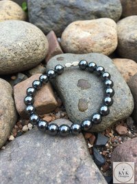 Hematite Bead Bracelet