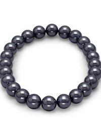 Hematite Beaded Stretch Bracelet