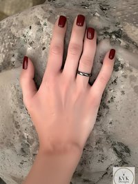 4mm Magnetic Hematite Flat Ring