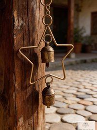 Star Bells Chime - Rustic Metal Art Garden Home Ornament