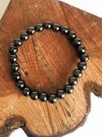 Hematite Beaded Stretch Bracelet