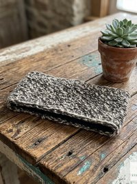 Hand-Knit 100% Wool Headband - Cozy Ear Warmer for Women