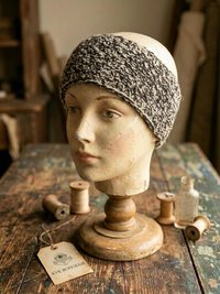 Hand-Knit 100% Wool Headband - Cozy Ear Warmer for Women