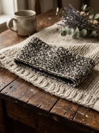 Hand-Knit 100% Wool Headband - Cozy Ear Warmer for Women