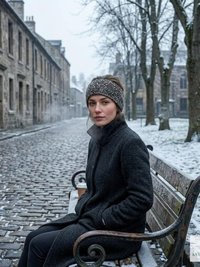 Hand-Knit 100% Wool Headband - Cozy Ear Warmer for Women