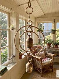 Serenity: Round Zen Bells Wind Chime & Garden Decor