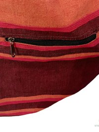Striped Crossbody Bag - Summer Boho Sling Bag