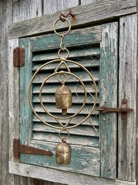 Serenity: Round Zen Bells Wind Chime & Garden Decor