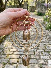 Serenity: Round Zen Bells Wind Chime & Garden Decor