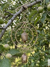 Serenity: Round Zen Bells Wind Chime & Garden Decor