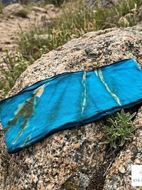 Boho Tie Dye Headband – Wide Yoga Running Sweatband, Hippie Hair Accessory