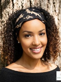 Boho Tie Dye Headband – Wide Yoga Running Sweatband, Hippie Hair Accessory