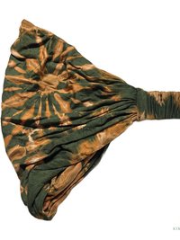 Green Tie-Dye Boho Headband -  Stylish Bohemian Headwrap, Headbands for Women