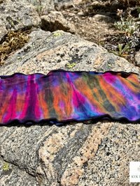 Boho Tie Dye Headband – Wide Yoga Running Sweatband, Hippie Hair Accessory
