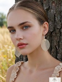 Handcrafted Silver Leaf Earrings - Sterling Silver Wire Botanical Jewelry