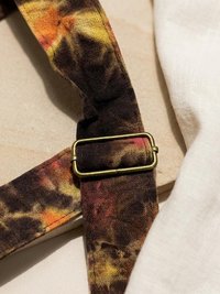 Handcrafted Tie Dye Fringe Bag - Bohemian Festival Crossbody Purse