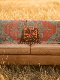 Handcrafted Tie Dye Fringe Bag - Bohemian Festival Crossbody Purse