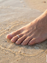 Minimalist Sterling Silver Toe Ring