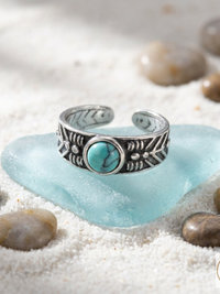 Sterling Silver Turquoise Toe Ring