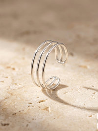 Sterling Silver Triple Band Toe Ring