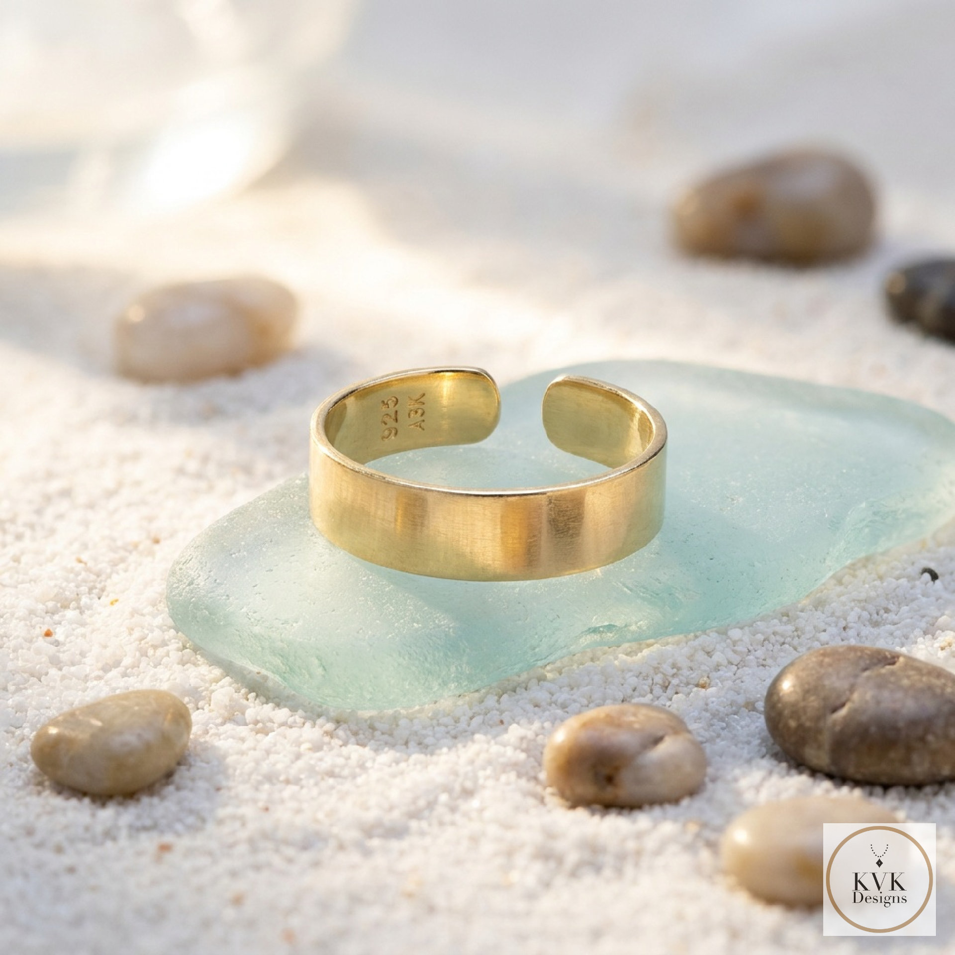 14 K Gold Plated Minimalist Toe Ring